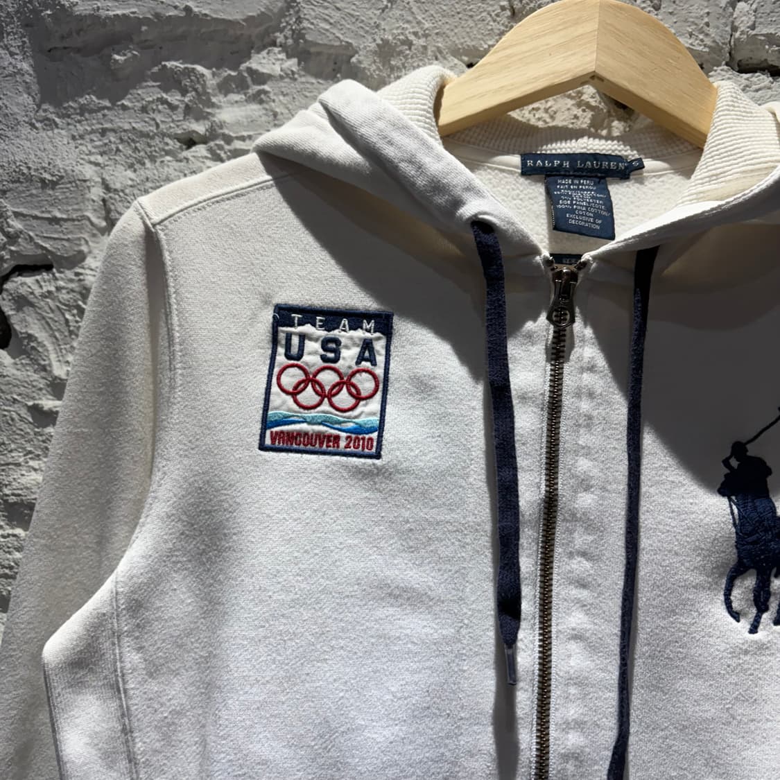 폴로 2010 벤쿠버 올림픽 USA team 빅포니 후드집업 상품이미지4
