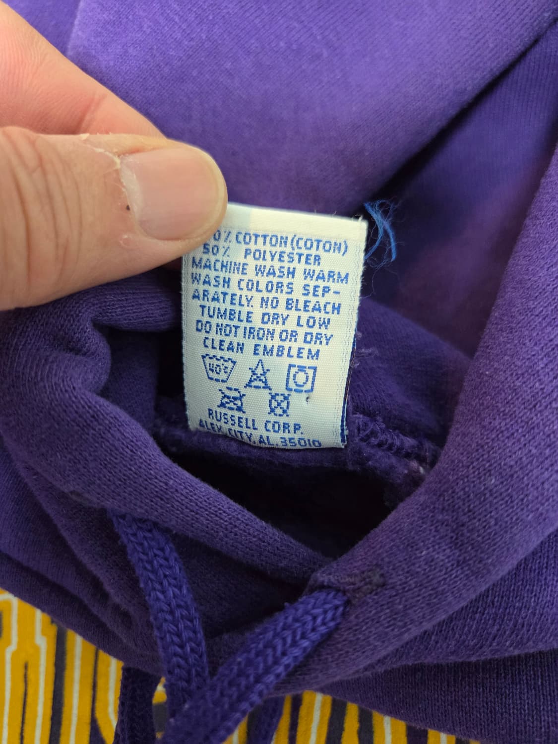 90년산 러셀 후드티 (미국) made in USA🇺🇸 상품이미지8