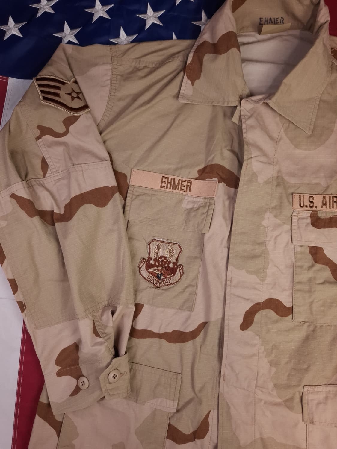 오리지날 90's 미공군 사막삼색 BDU 자켓 상품이미지3