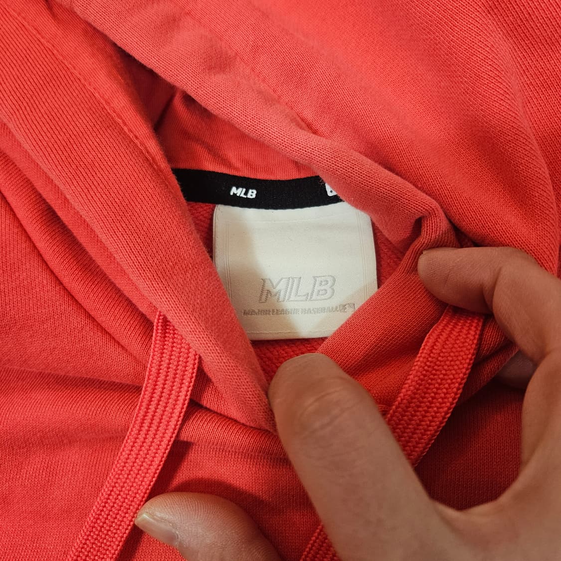 엠엘비(MLB) 양키즈 뉴욕 럭키 피그 자수 핑크 후드 티셔츠 상품이미지6