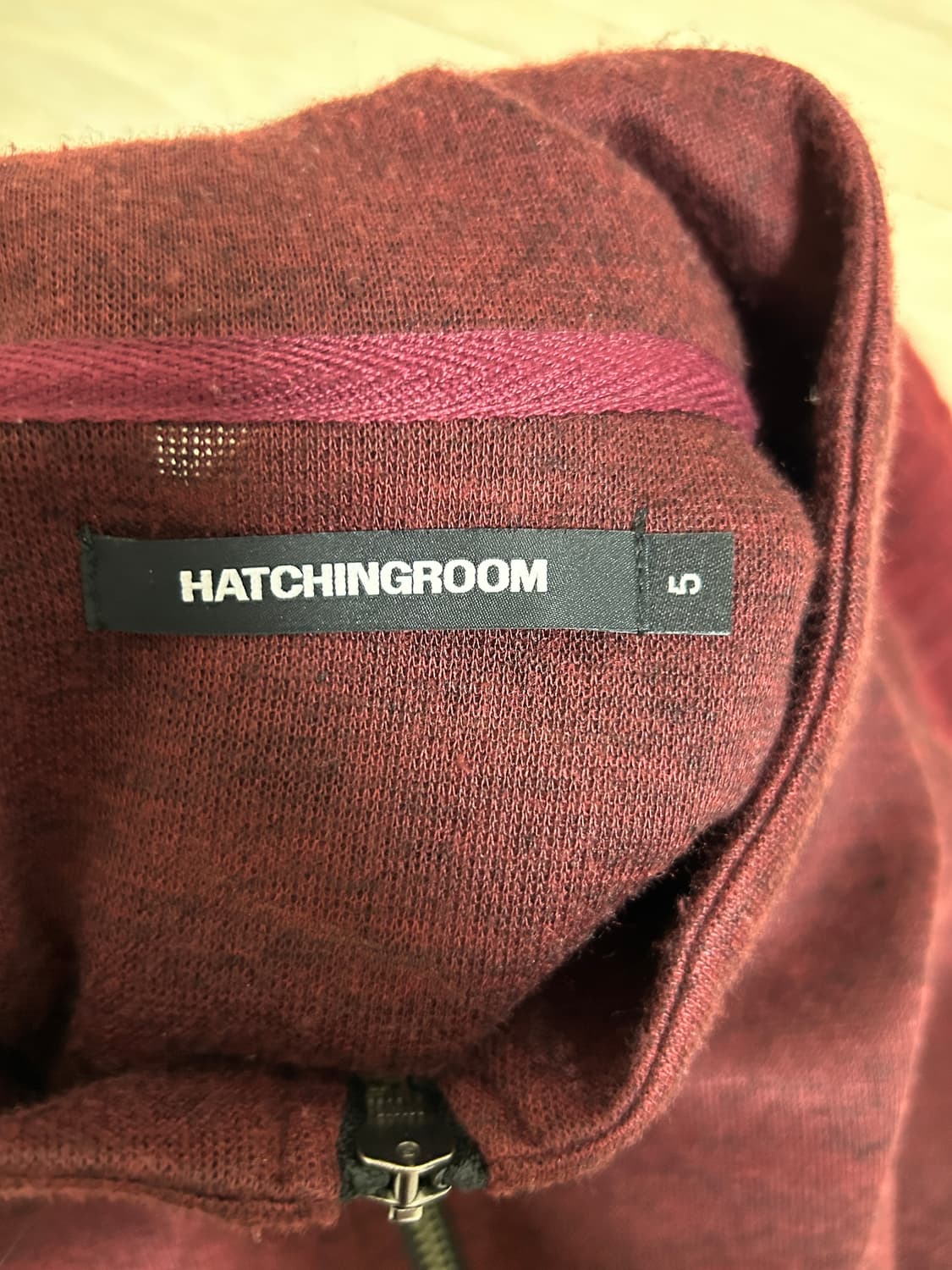 해칭룸 니트 집업 상품이미지4