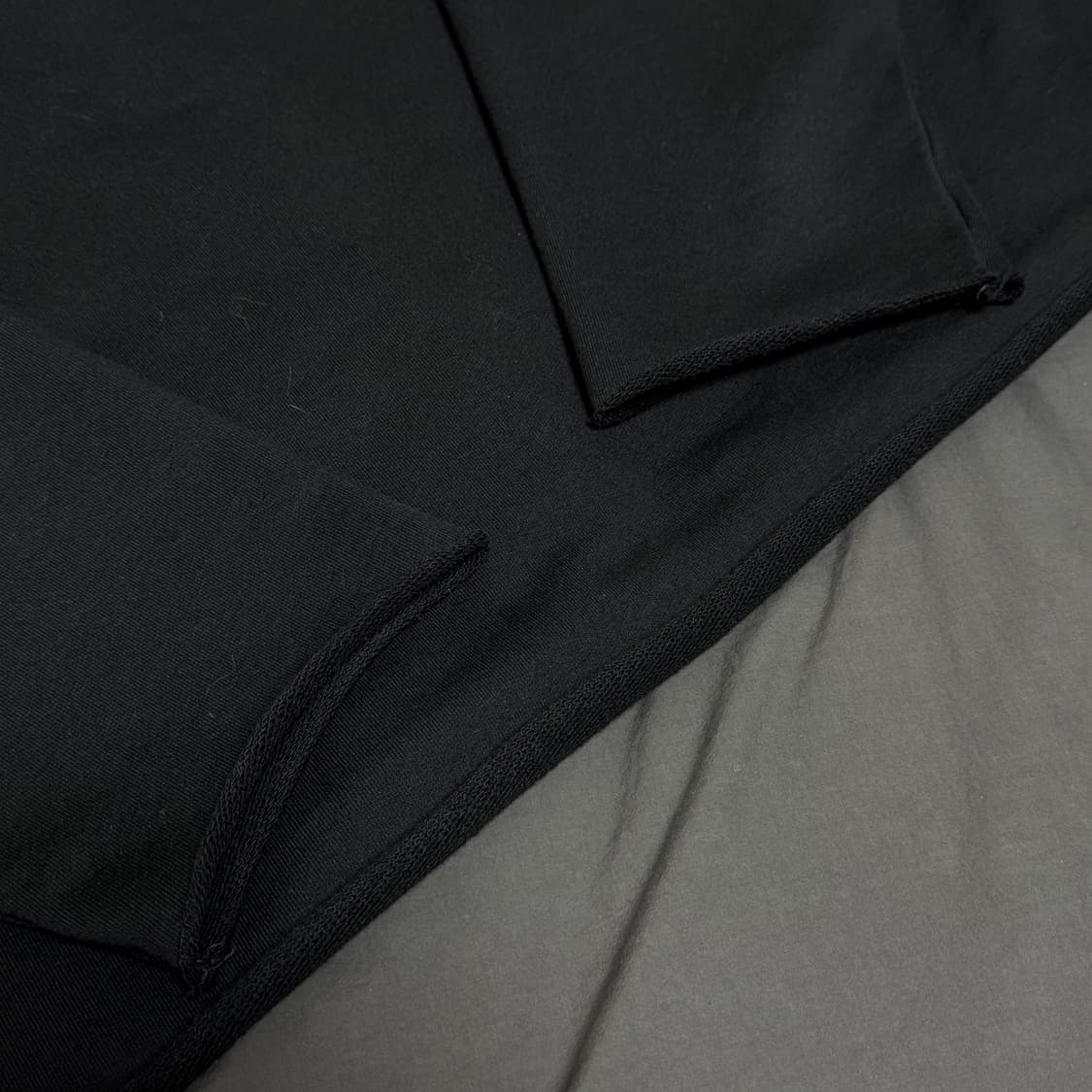 메종 마르지엘라 블랙 리버스 로고 후드 50 사이즈 상품이미지8