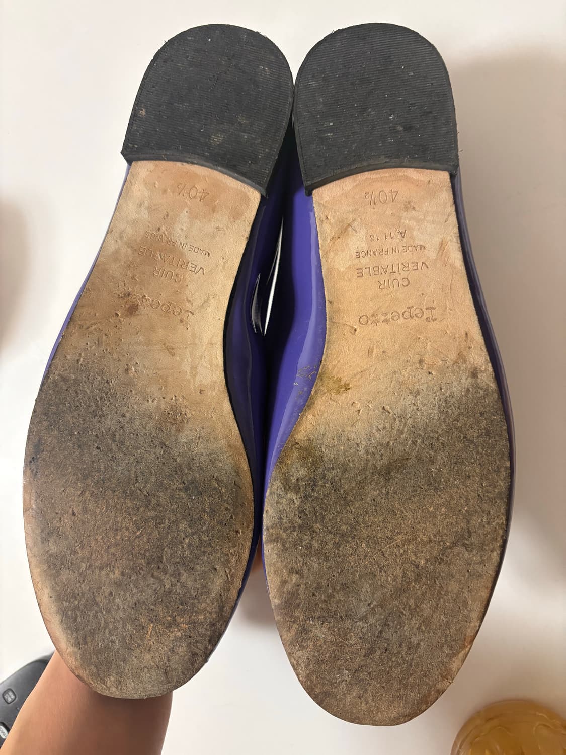 레페토 유광 퍼플 40 1/2 상품이미지3