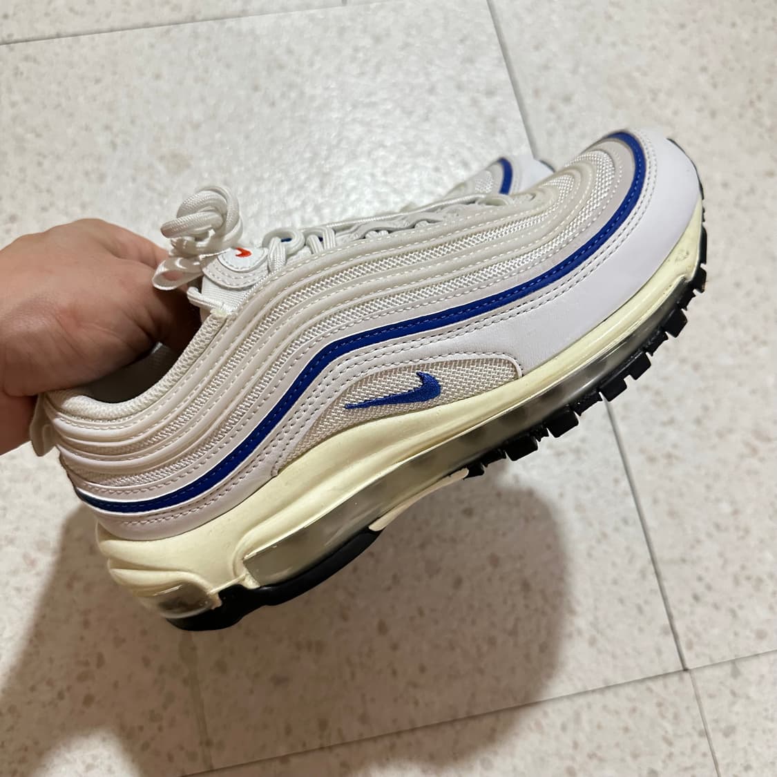 나이키 에어맥스97 화이트 게임 로얄 240 상품이미지1