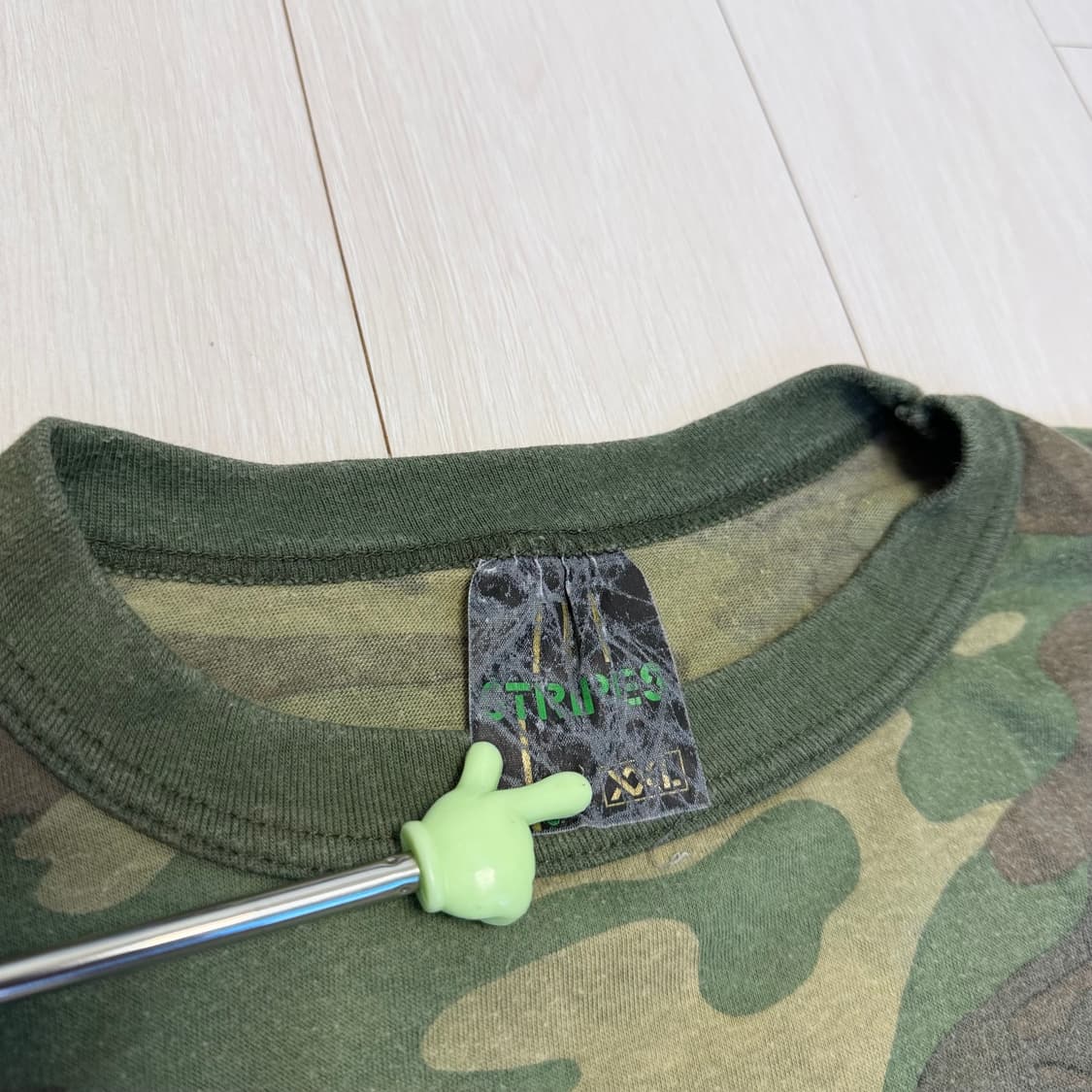 90s Vintage Greenwood Camo T Shirt 상품이미지3