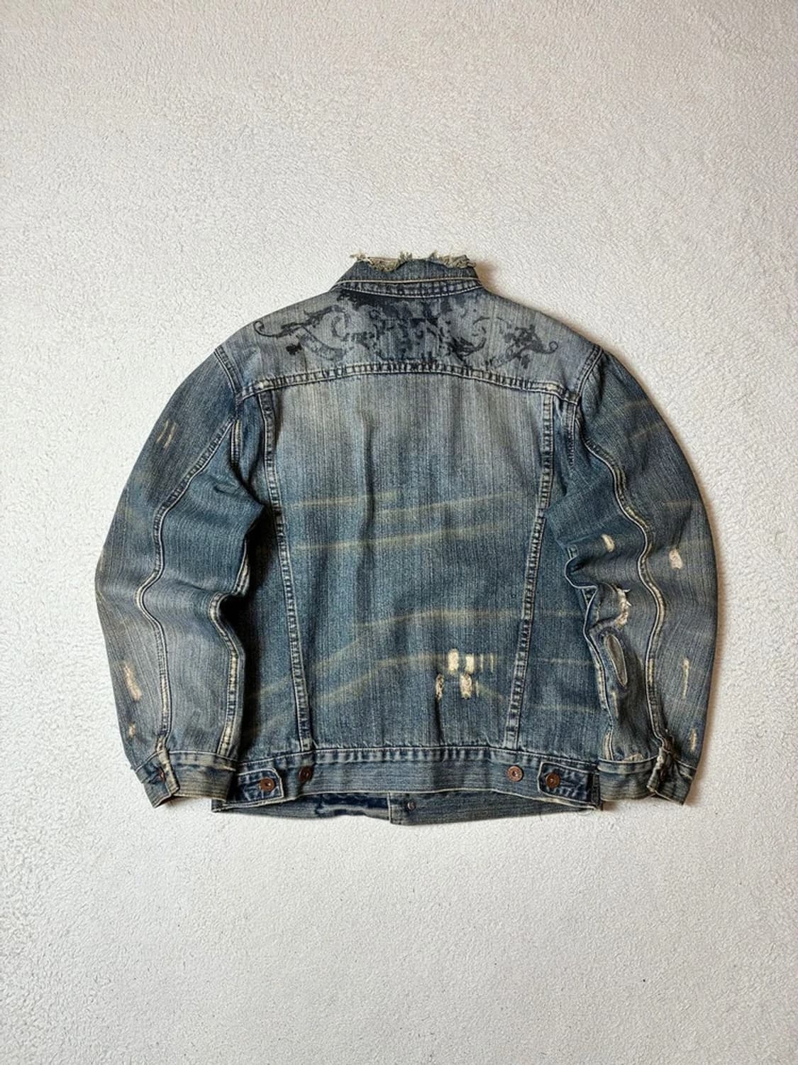 Ezra Fitch 90's 올드 빈티지드 데님 자켓 PN7689 상품이미지6