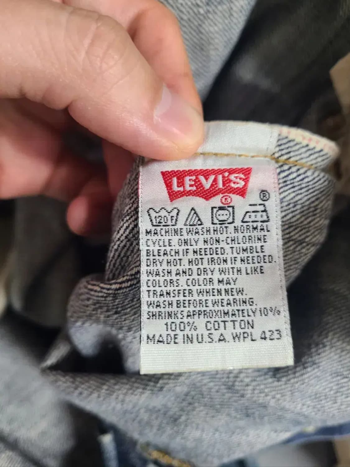 리바이스 90s USA 501XX 빅E 데님 팬츠 상품이미지4