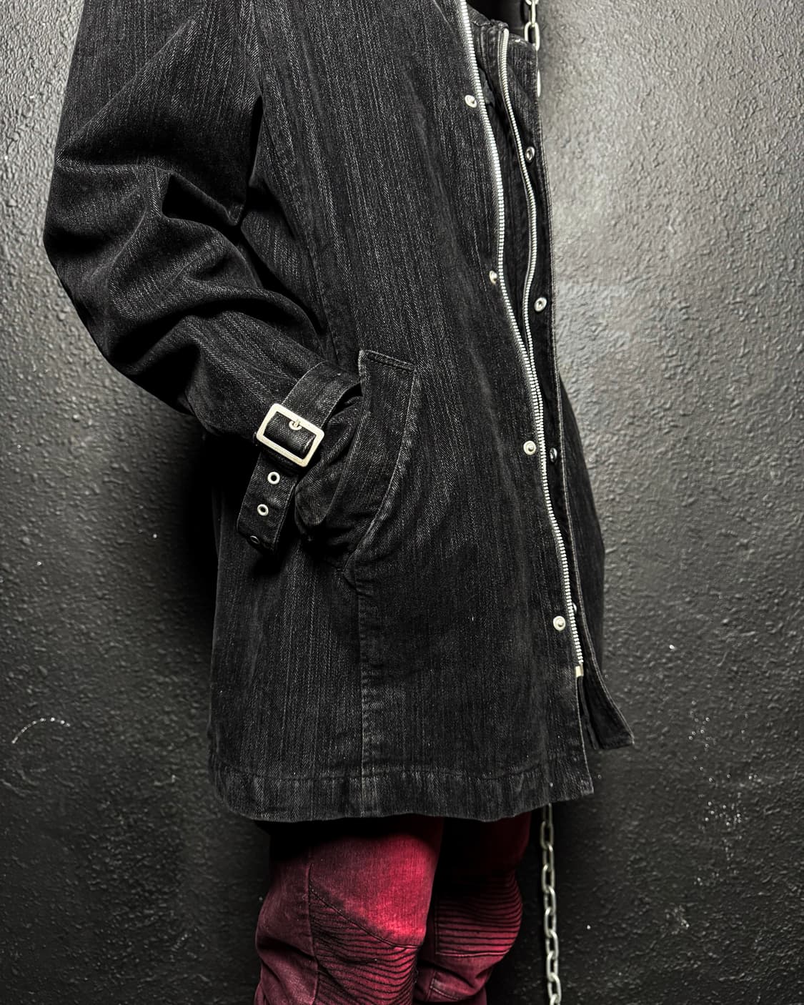 LOUIS CHAVLON – Stand Collar Black Jacke 상품이미지3