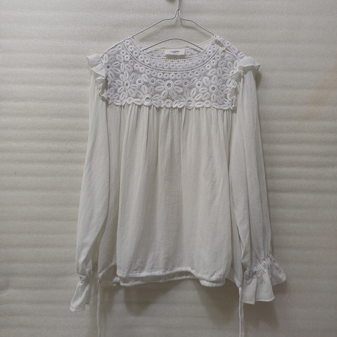 정품 이자벨마랑 여름 긴팔 블라우스 여성 36 흰색 사랑봉봉 상품이미지2