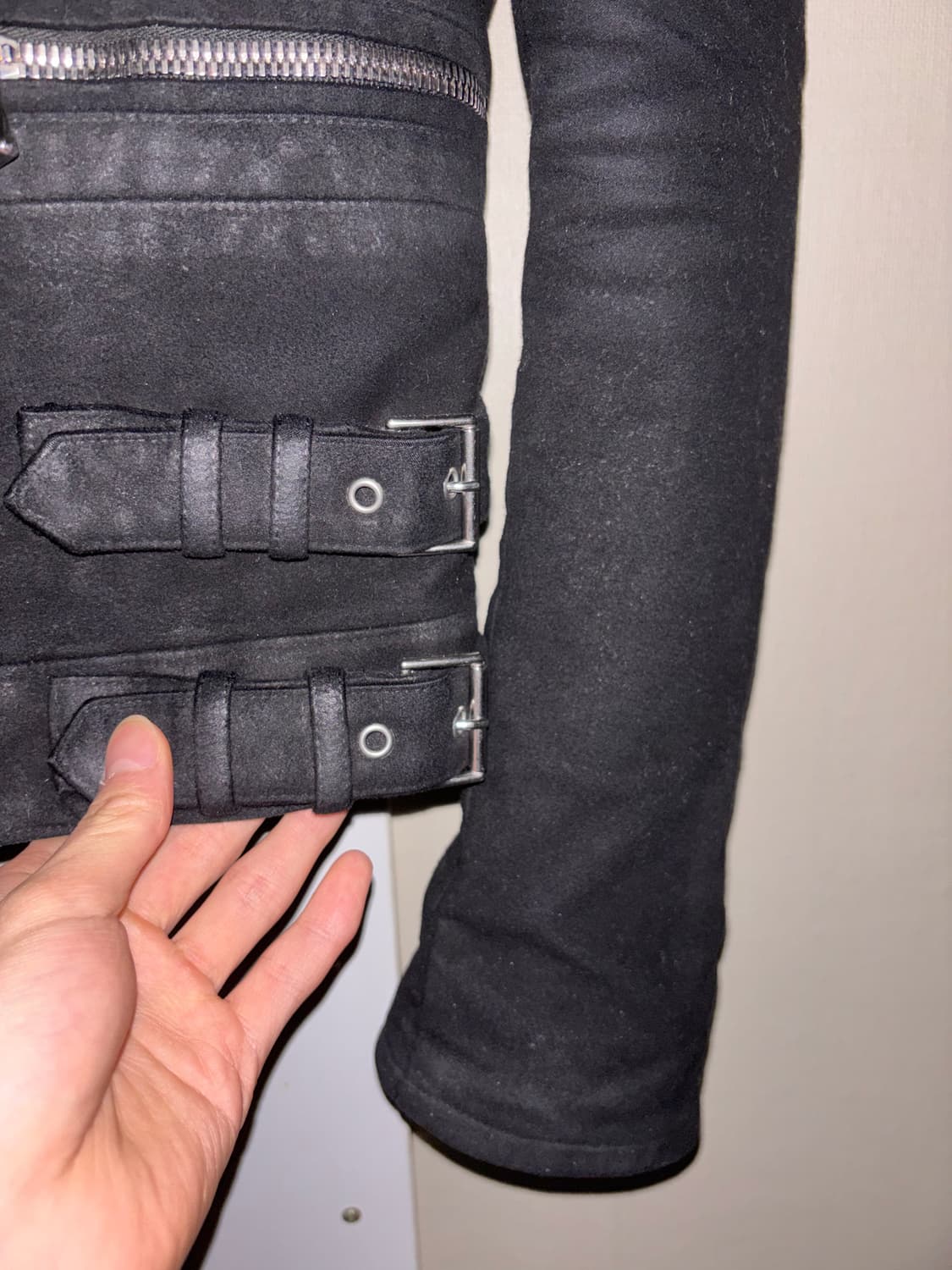 발망 왁스드 몰스킨 라이더자켓 상품이미지5