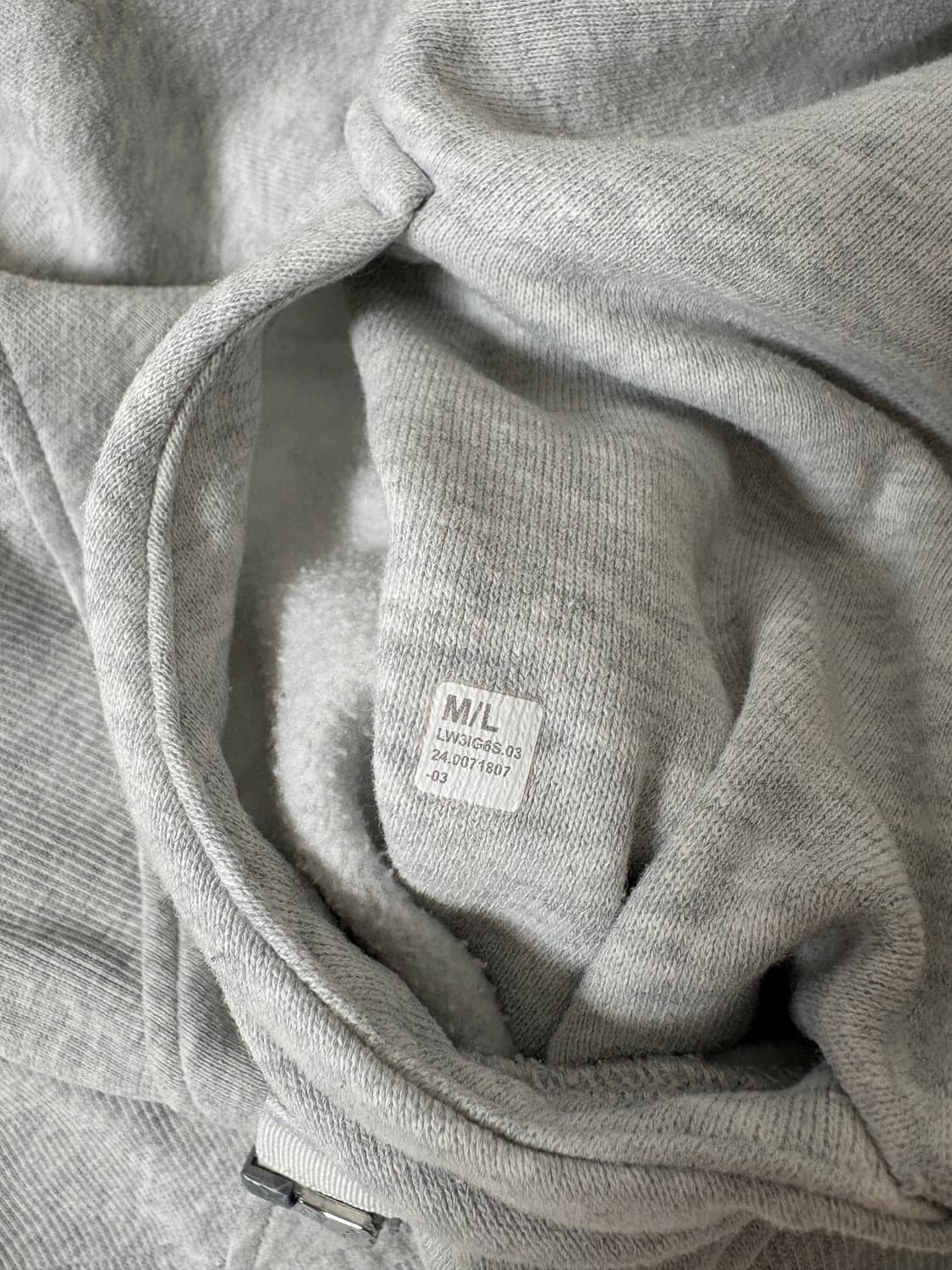 룰루레몬 스쿠바 오버사이즈드 후드집업 라이트 그레이 ML 상품이미지7