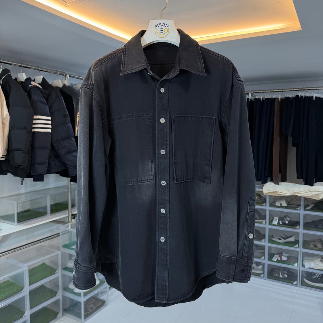 [리오브전포점] 우영미 데님셔츠 상품이미지2