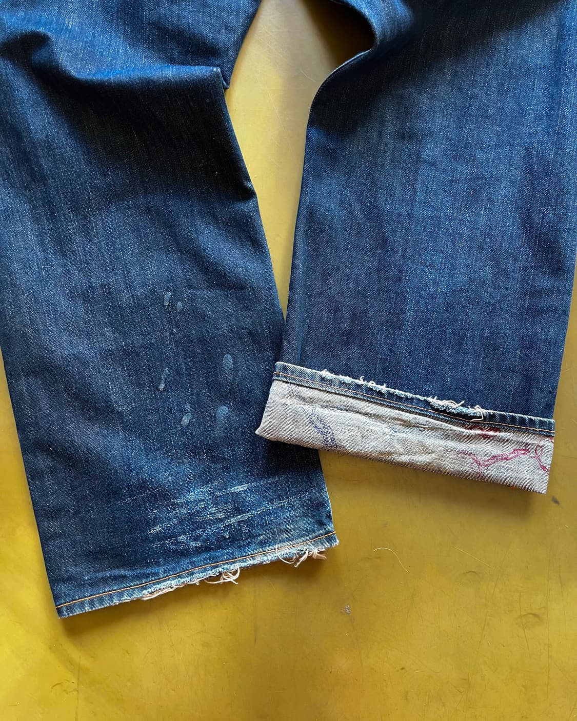 90s Christian Audigier Embroidery Denim 상품이미지6