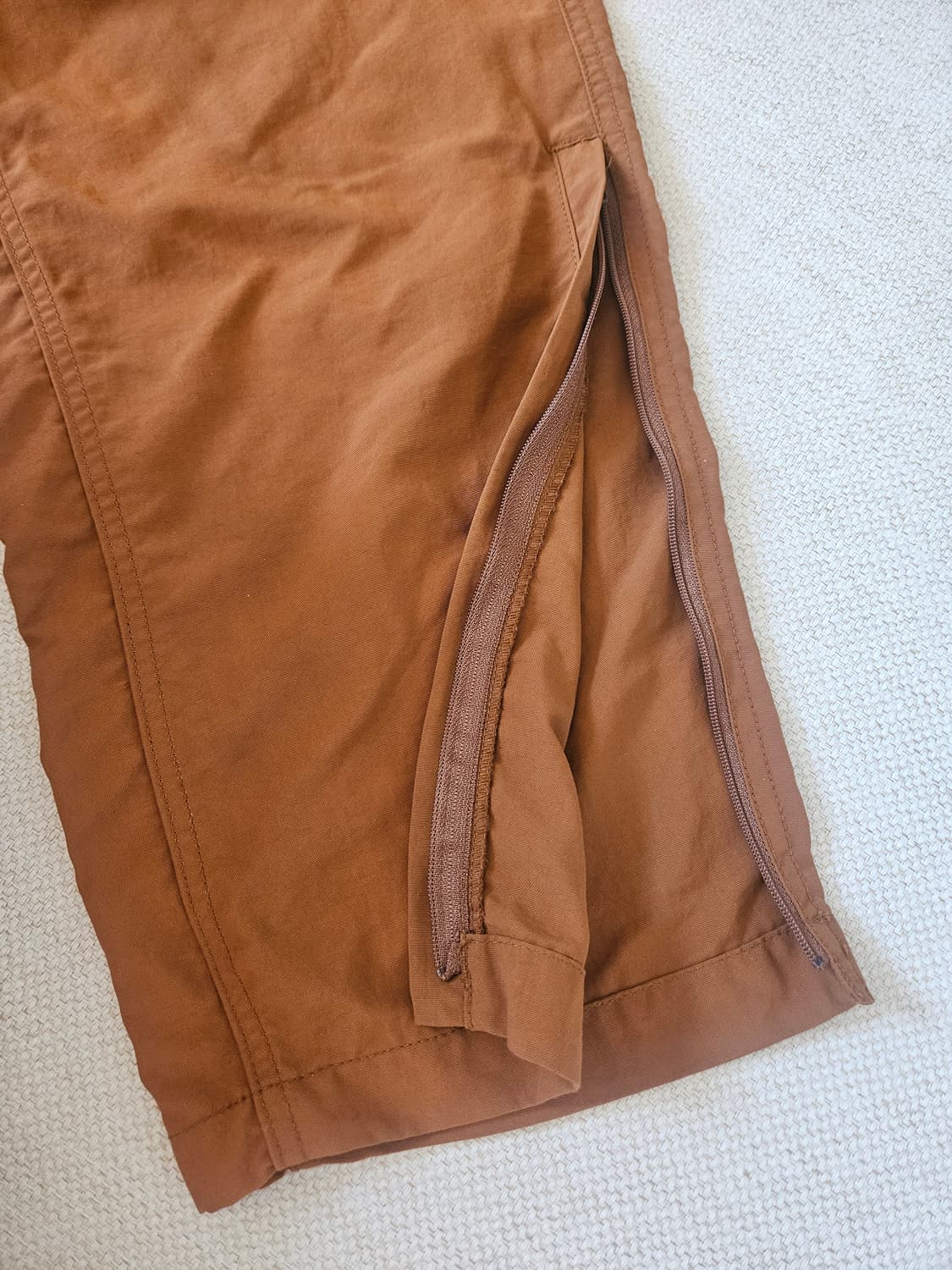 디스이즈네버댓 circa 나일론 트레킹팬츠 브라운 상품이미지8