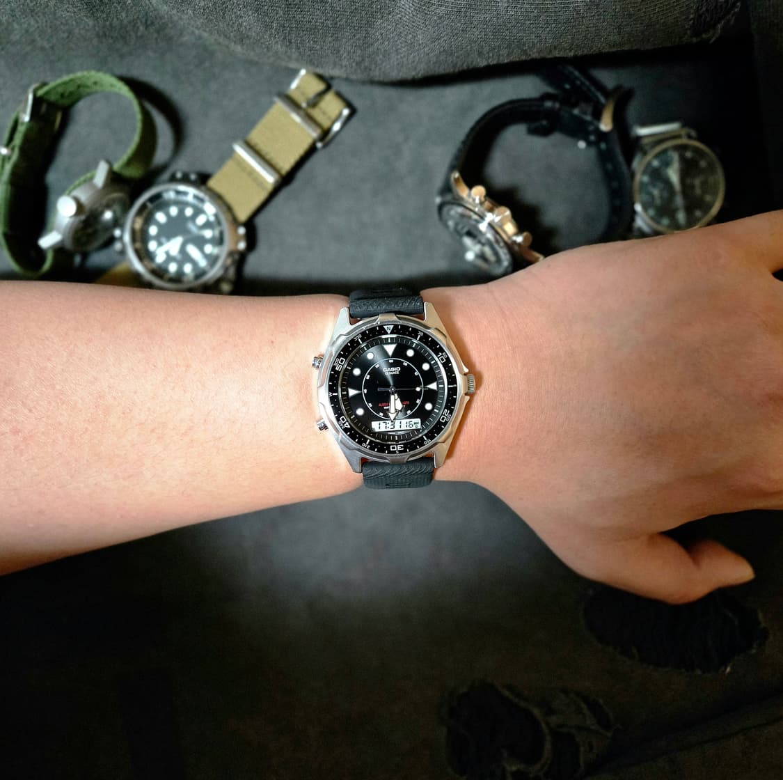 빈티지 카시오 AMW-320 밀리터리/세이코/시티즌/해밀턴 상품이미지7