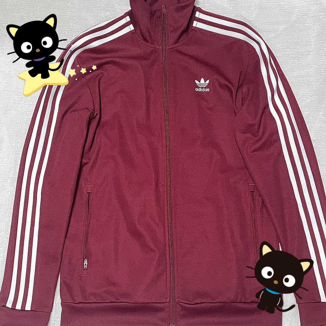 아디다스 베켄바우어 버건디 져지 라지 상품이미지1