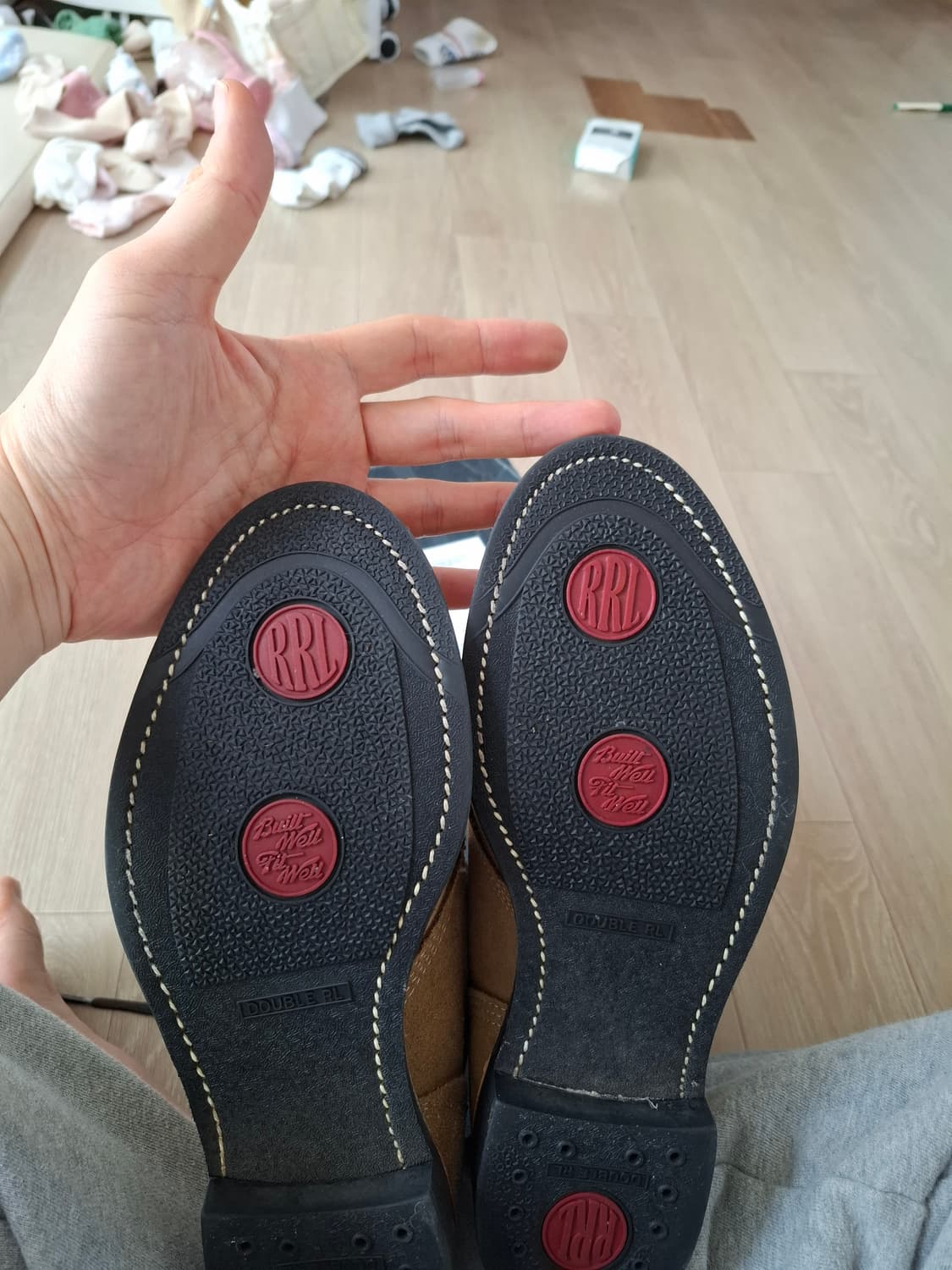 9D 더블알엘 powell 러프아웃 스웨이드 처카 부츠 샌드 베이지 상품이미지7