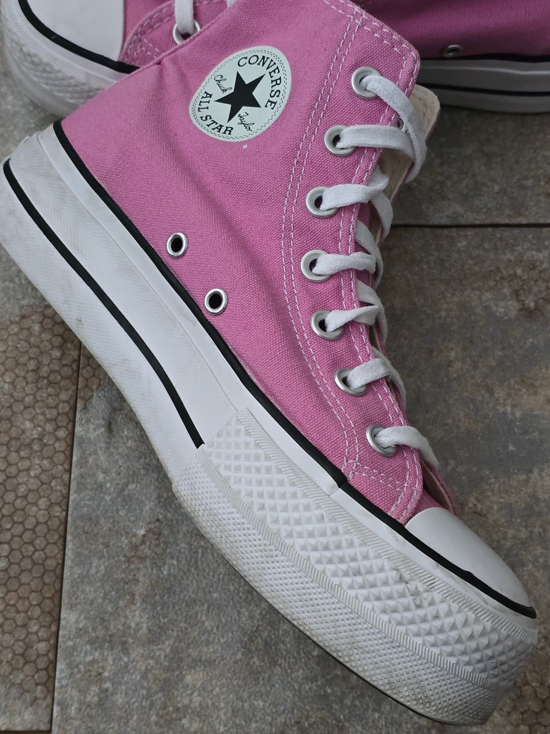 (230)컨버스 척테일러 올스타 리프트 핑크 하이 상품이미지5