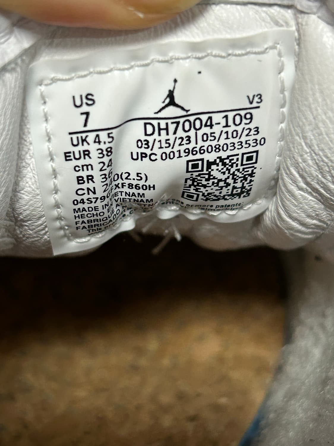  나이키 에어 조던 1 엘리베이트 로우 화이트블랙 240mm 상품이미지6