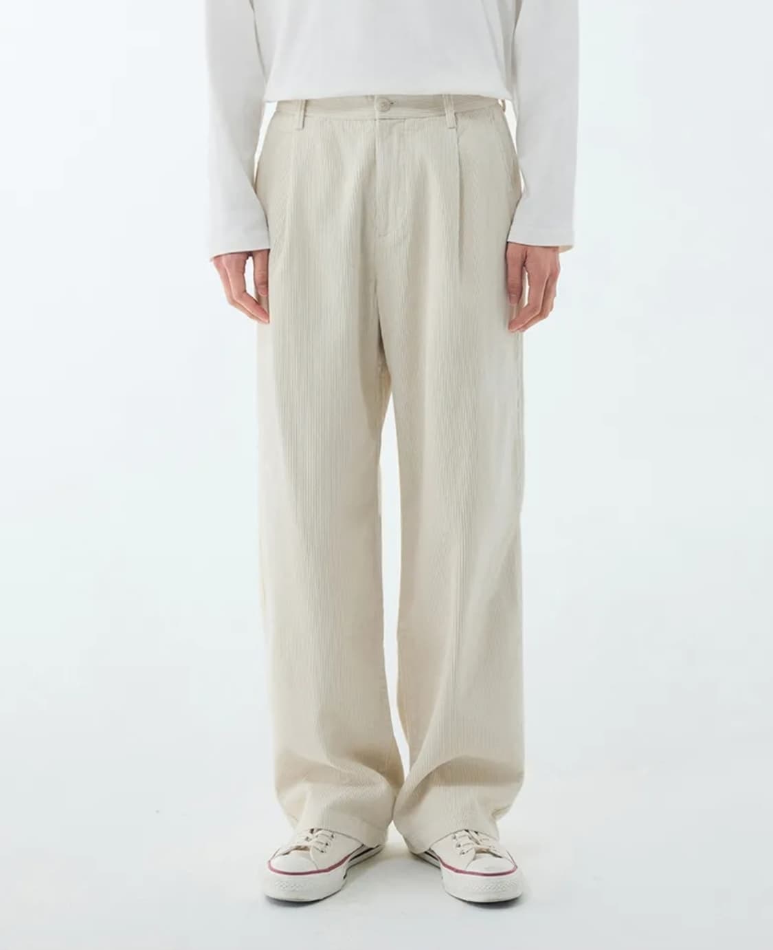 무신사스탠다드 23FW 핀턱 코듀로이 팬츠 31size 상품이미지2