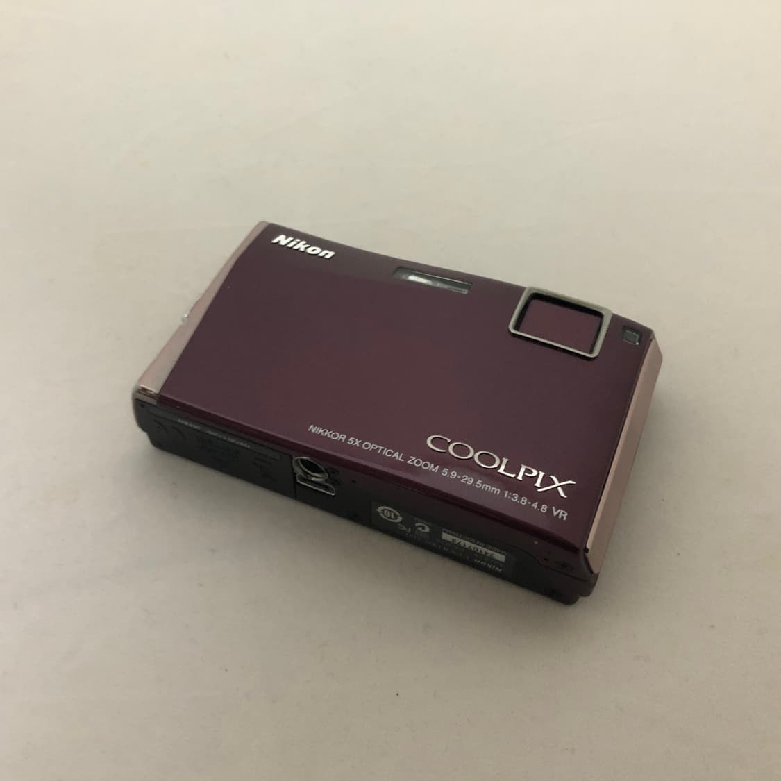 (박스셋) 니콘 쿨픽스 Coolpix S60 빈티지 디카 와인 컬러 상품이미지2