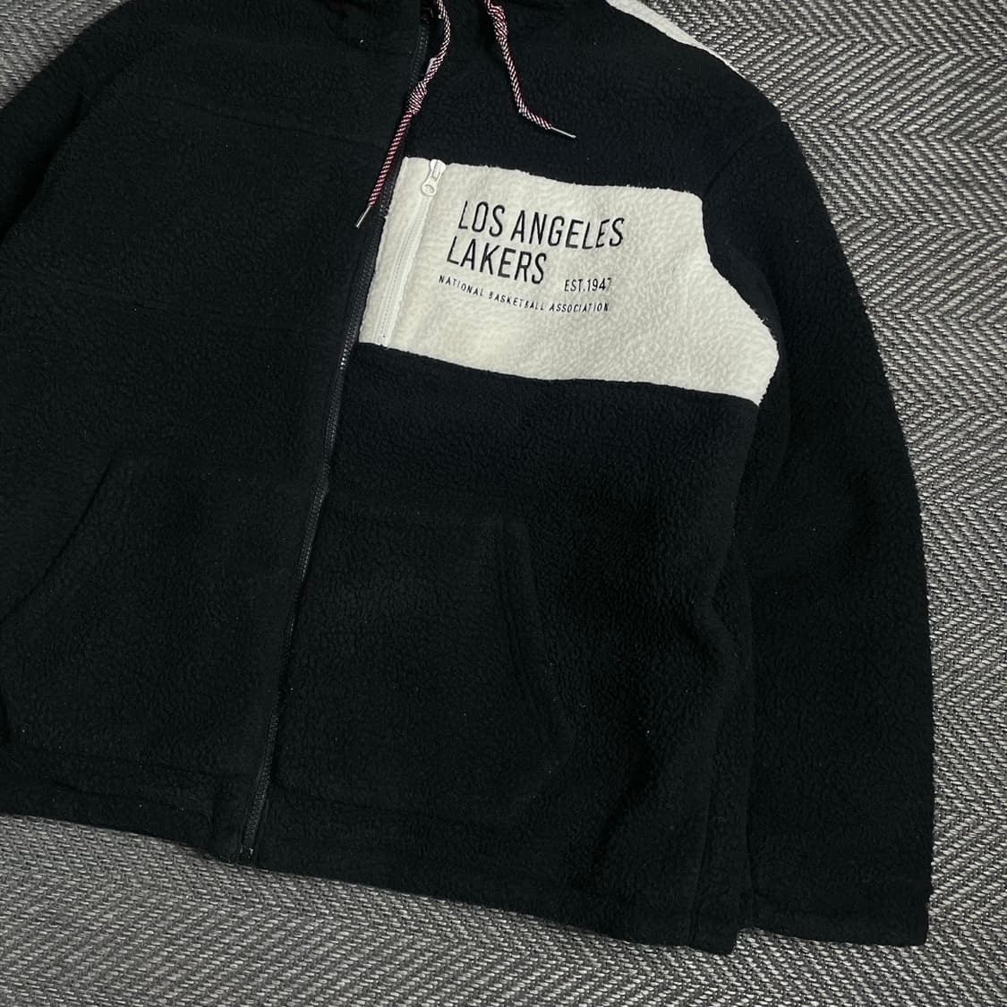 NBA LA레이커스 빅로고 리버시블 플리스 후드 자켓y 5190 상품이미지7