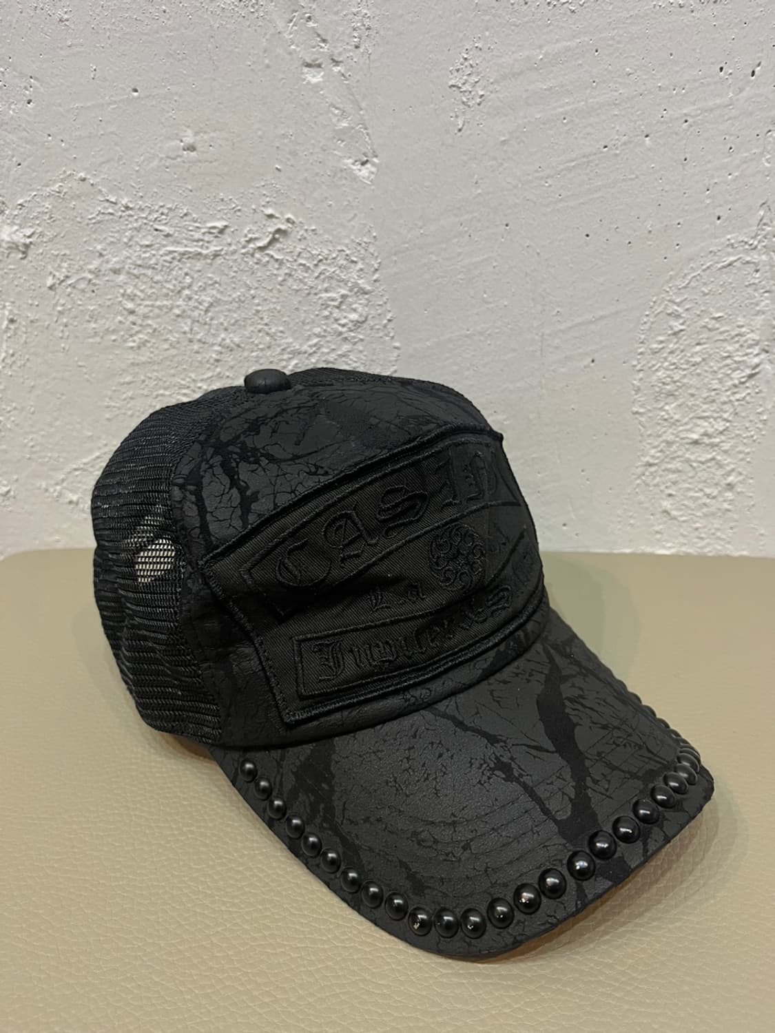 JPN 펑크 스터드 매쉬캡 모자 상품이미지1