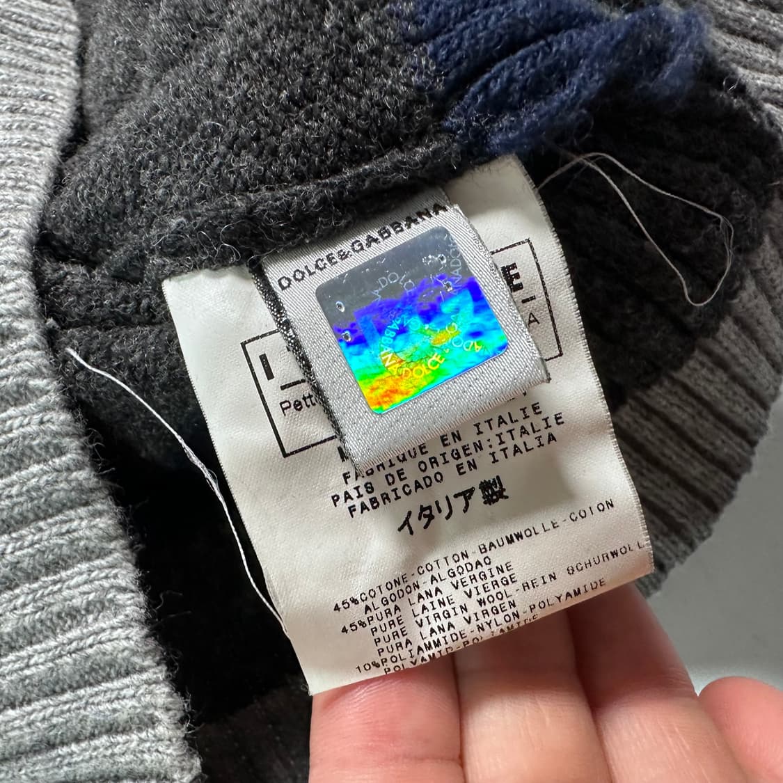 체앤가바나 울 지퍼디테일 니트집업 상품이미지9