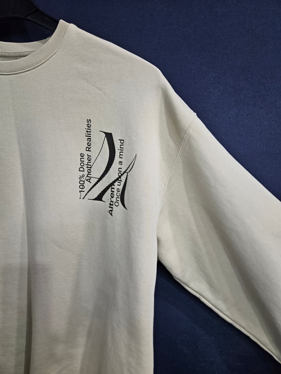 Altrem 알트램 베이지 남성 오버핏 100~105 맨투맨  상품이미지3