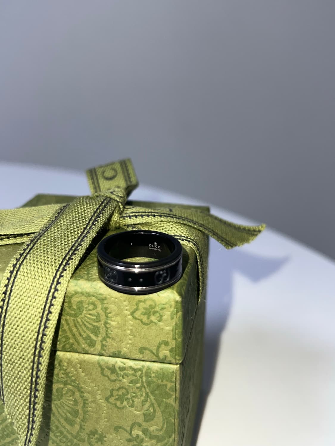 구찌 아이코닉 반지 블랙 아이콘 상품이미지2