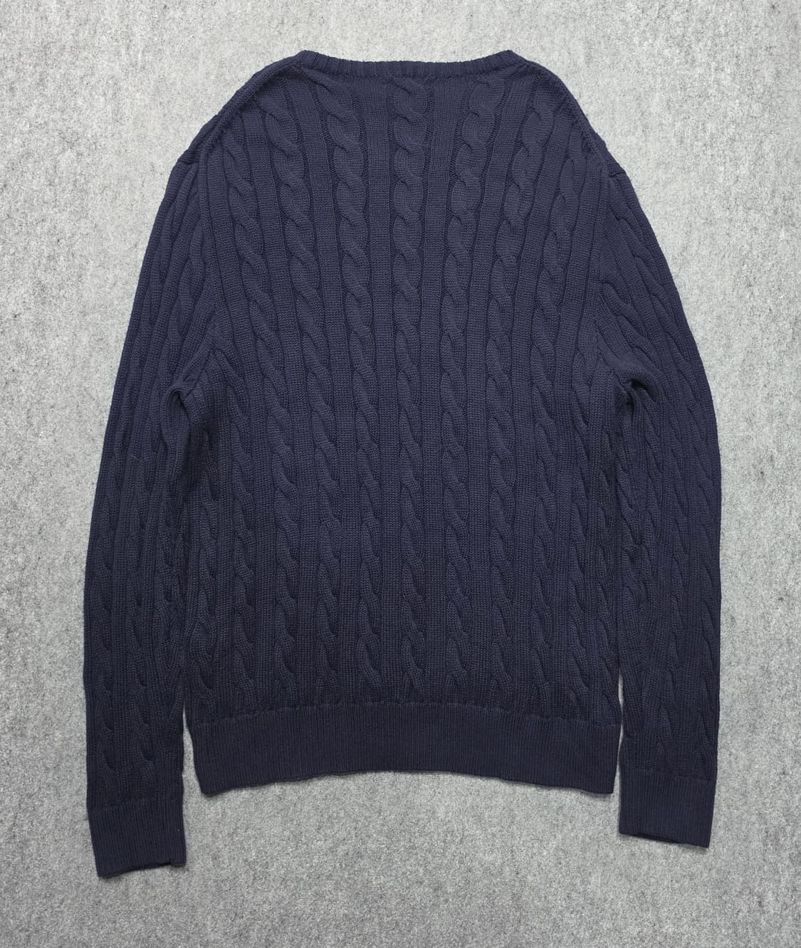 폴로 랄프로렌 큐알택 꽈배기 케이블 니트 L 상품이미지2