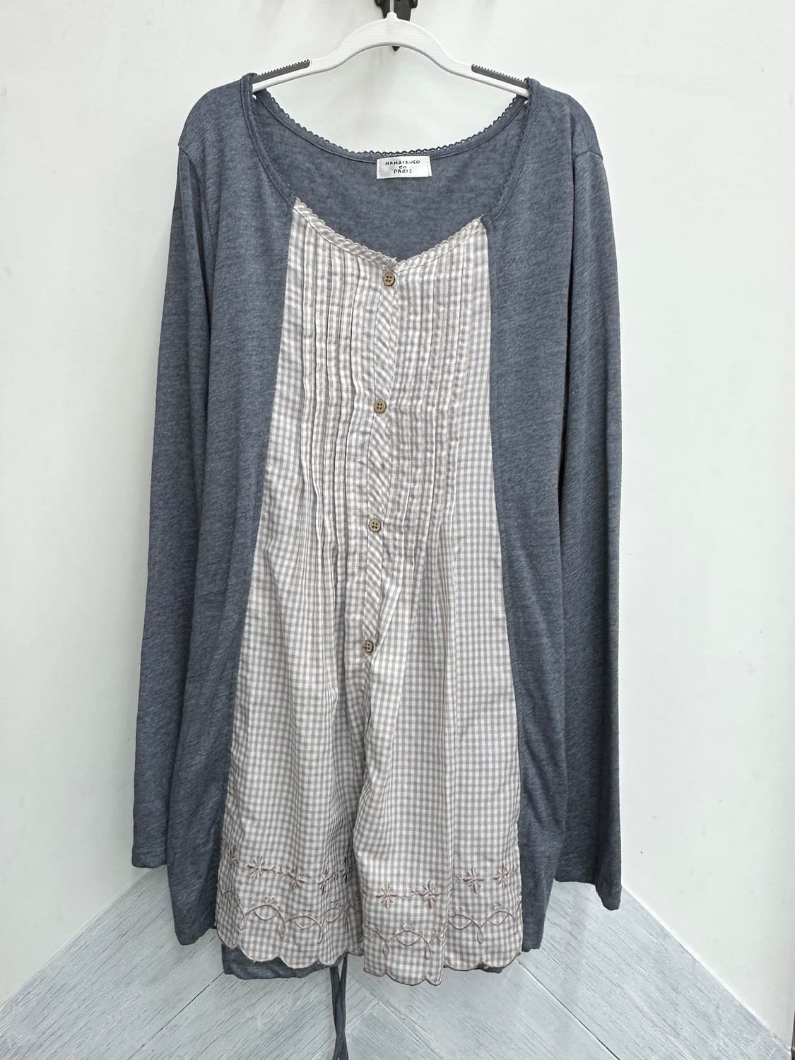 🤍사와코의 셔츠 가디건 원피스 🤍 레이어드 러블리 스즈코 모리걸 상품이미지2