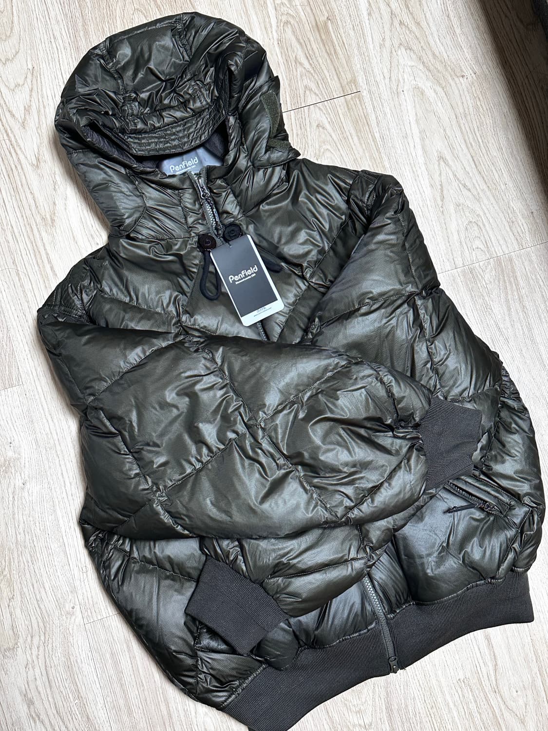 펜필드 25FW 라이엇 덕다운 올리브 패딩 M 상품이미지5