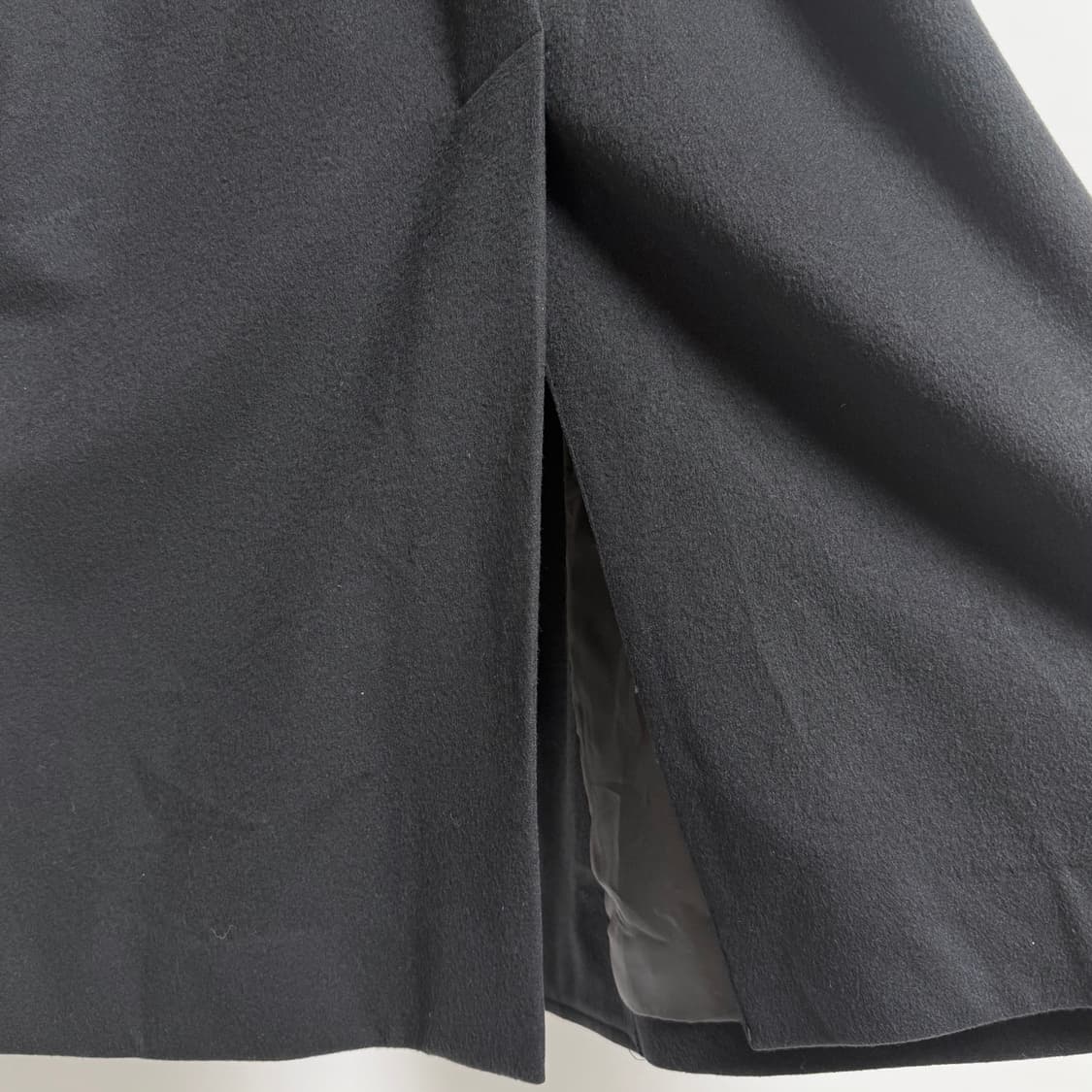 [캐시미어 100%] 블랙 롱 남성 코트 상품이미지9