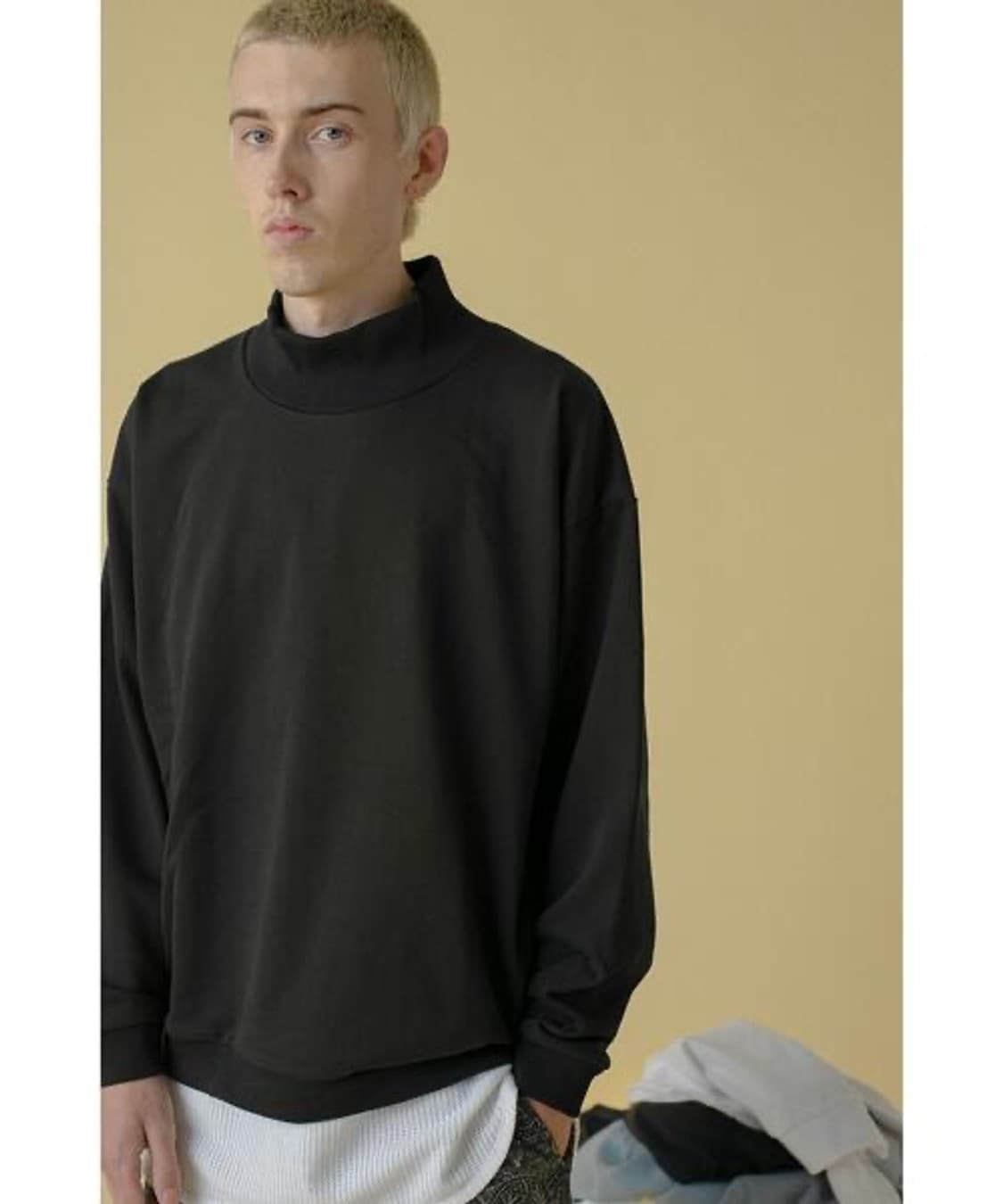 몽키타임 하이넥 맨투맨 그린 XL 상품이미지4