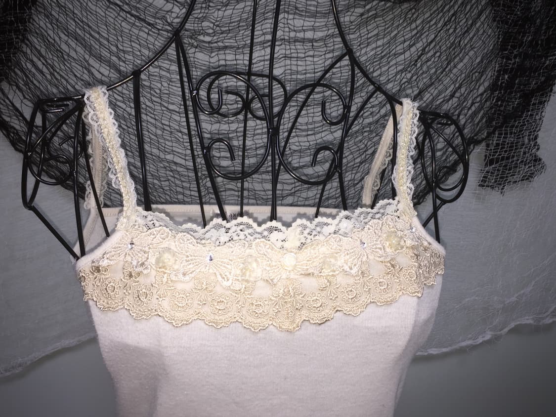 AXES FEMME  cubic flower sleeveless 상품이미지4