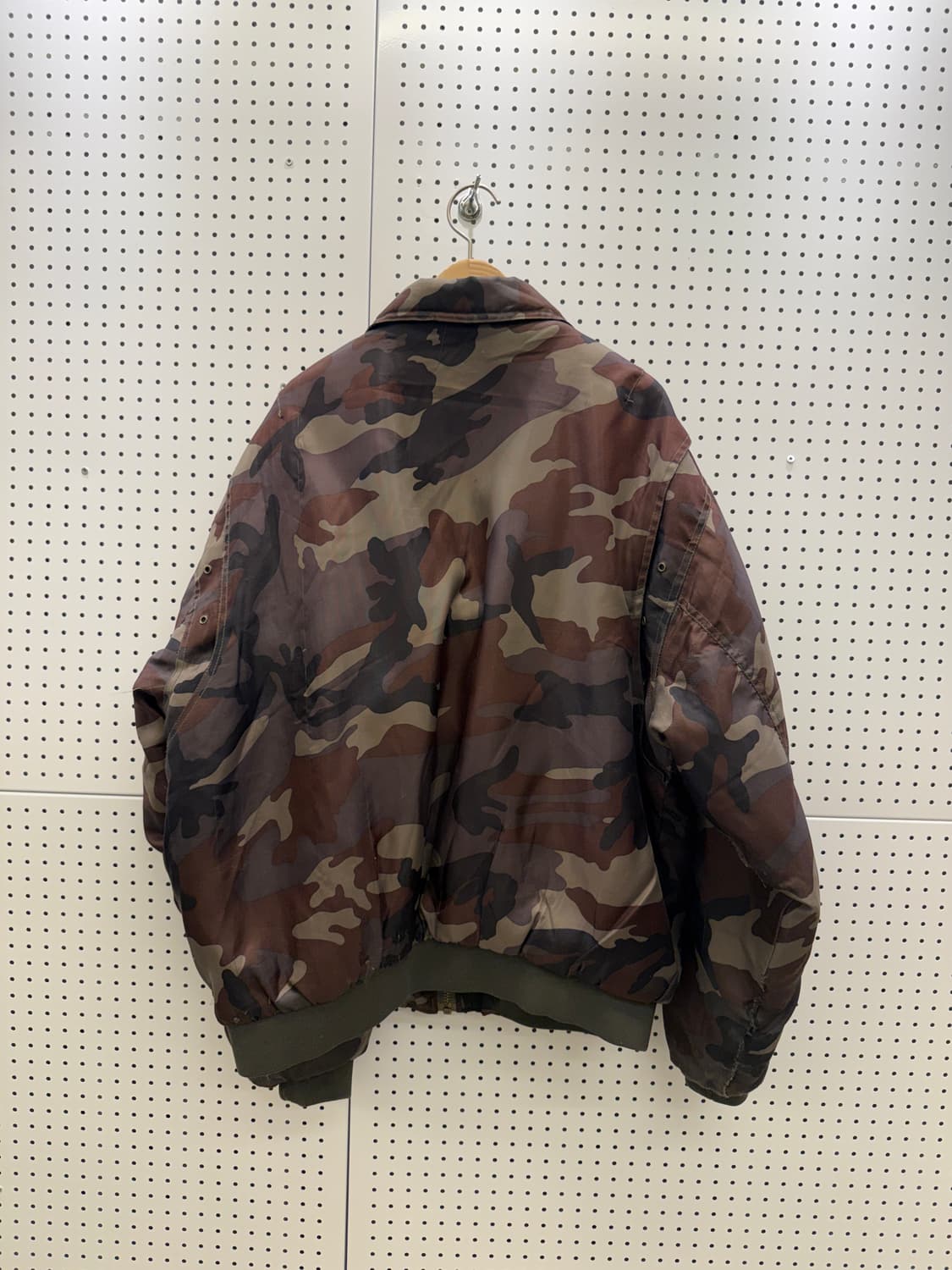 카모 패턴 밀리터리 패치 자켓 U1707 상품이미지3