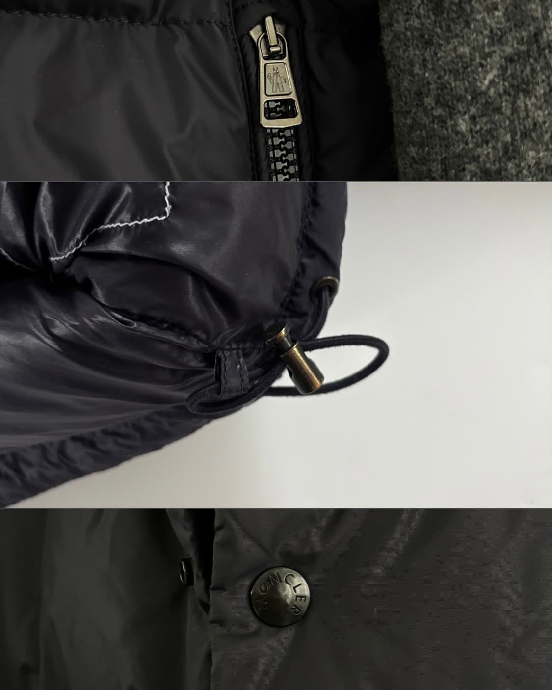 Moncler 몽클레어 그레이 니트 패딩 상품이미지8