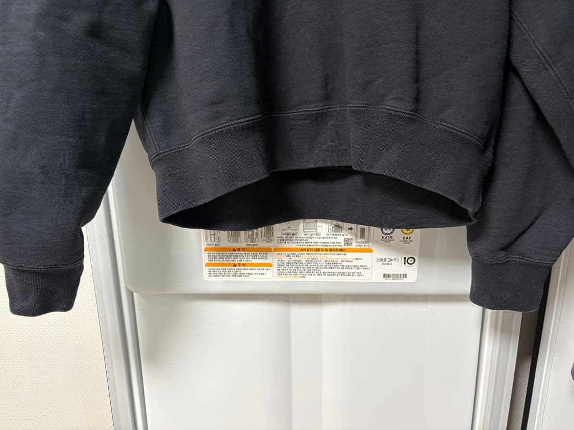 [M]나이키 스웻 셔츠 블랙 상품이미지4