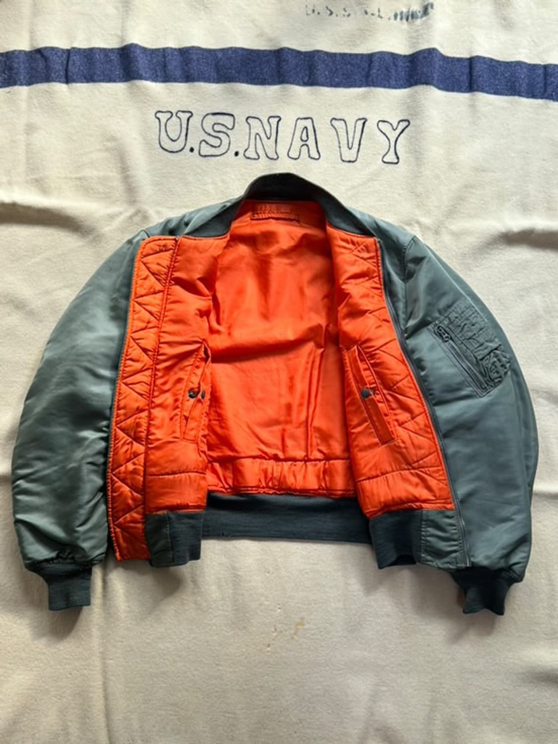 [L] 60s 오리지널 ma-1 카키 상품이미지2