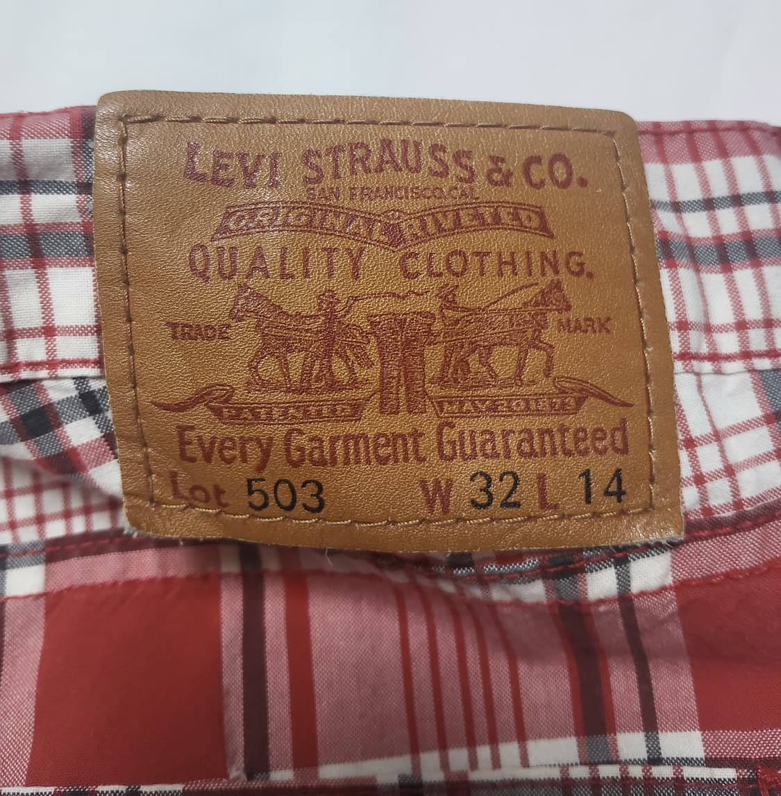 리바이스(LEVI'S) 503 코튼 하프 팬츠 상품이미지5