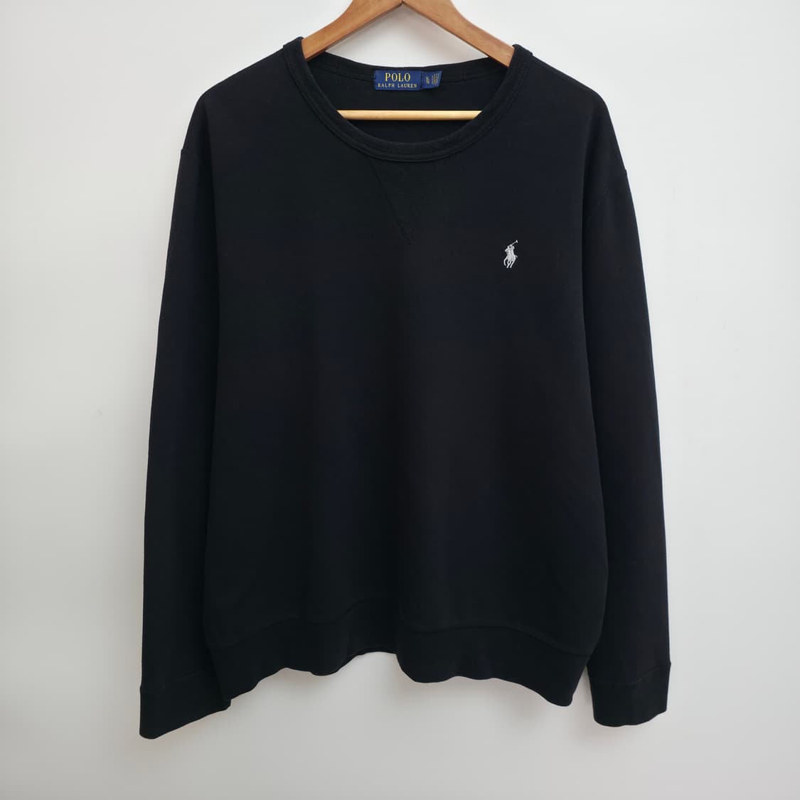 [XL] 폴로 랄프로렌 블랙 맨투맨 상품이미지1