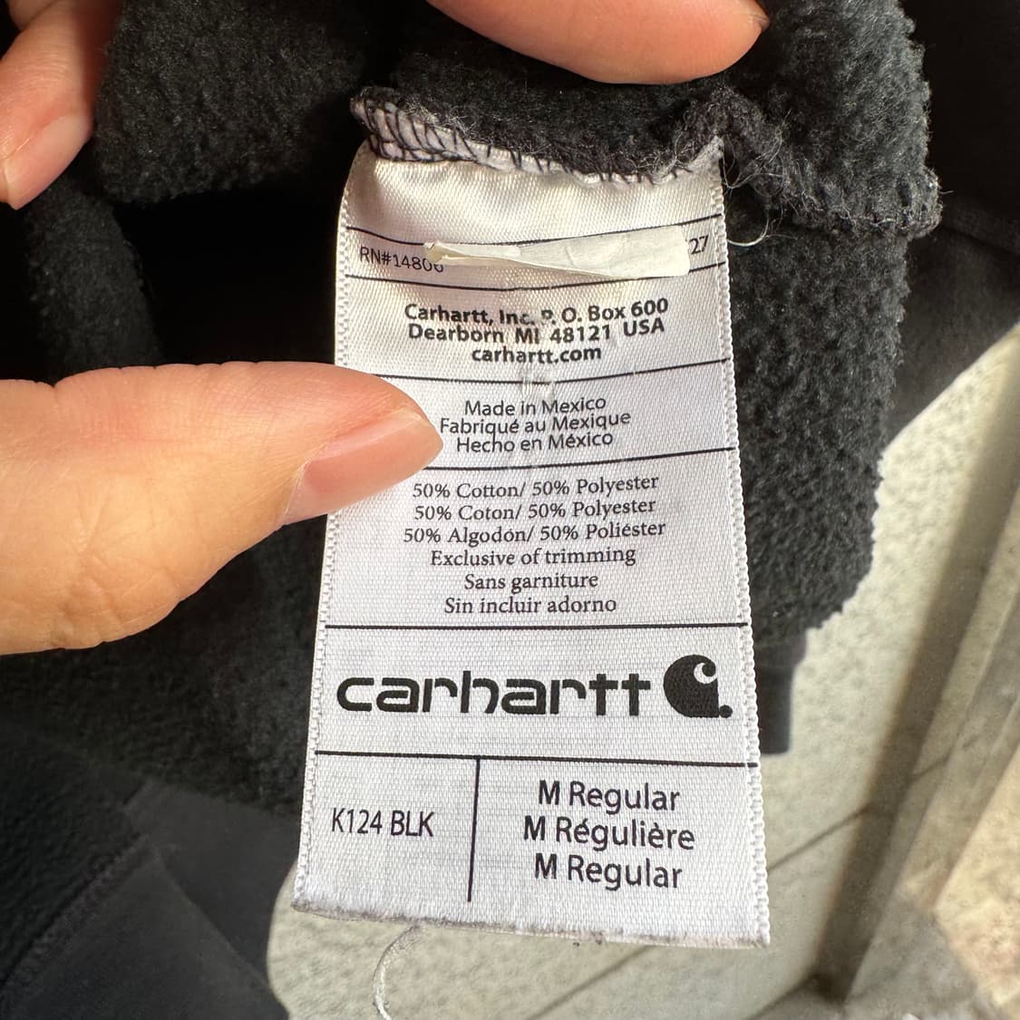 칼하트 패치 로고 맨투맨 상품이미지10