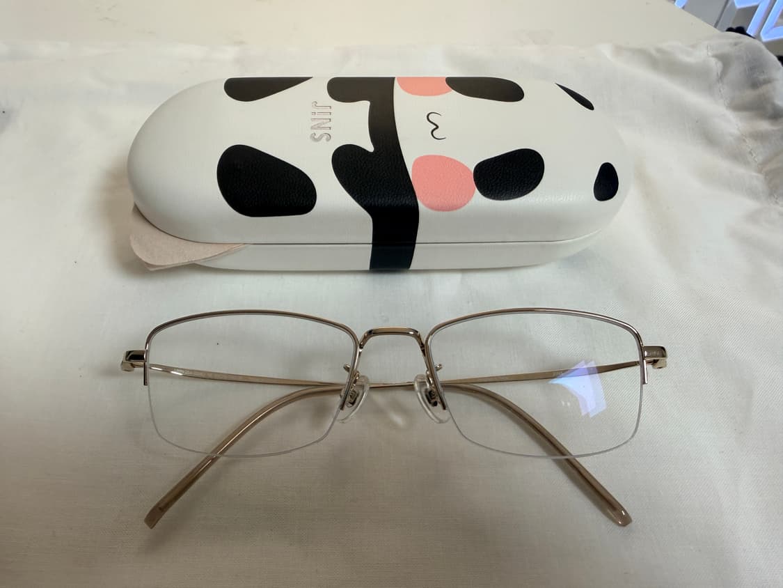 진스 JINS 반무테 안경 상품이미지1