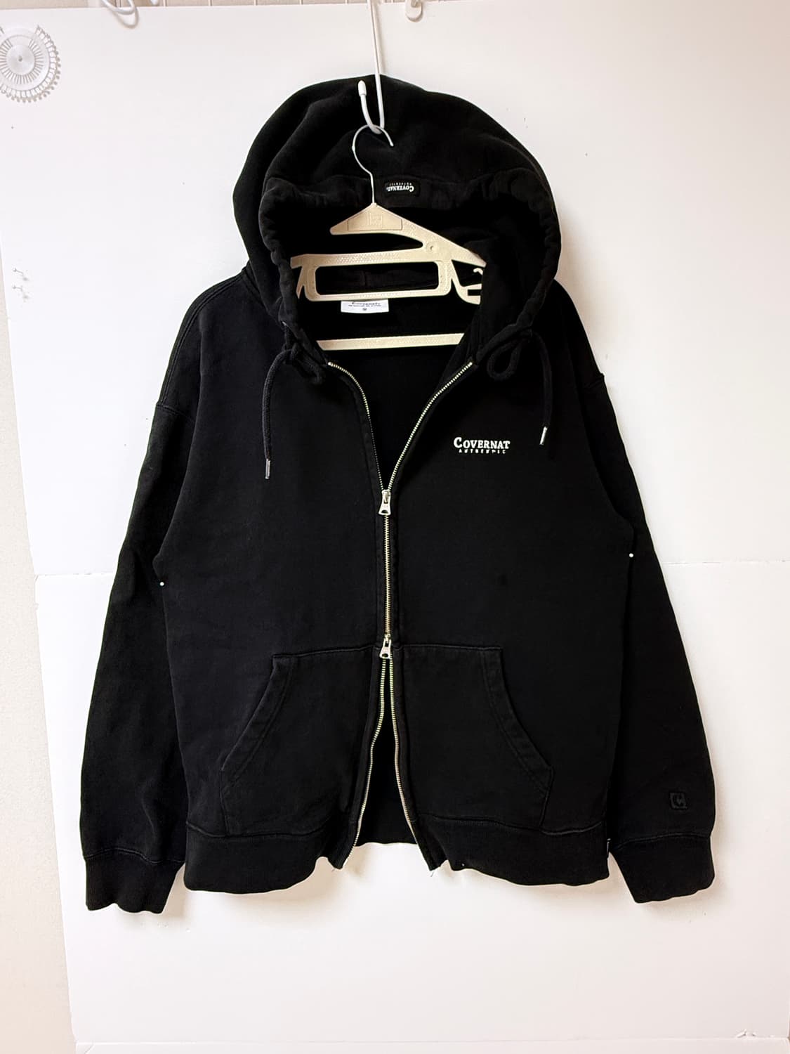 🖤 커버낫 후드집업 L 블랙 상품이미지4