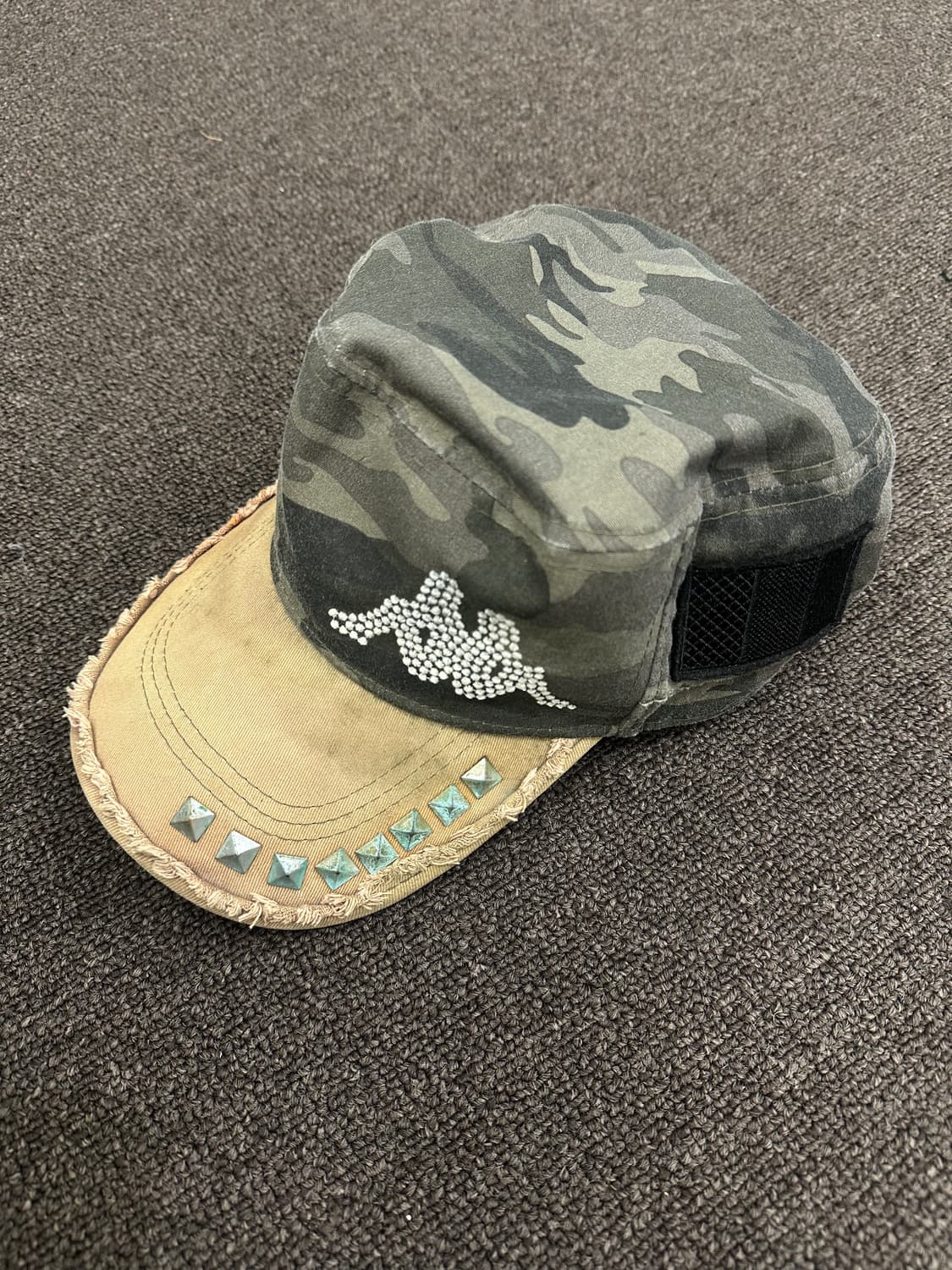 Kappa 빈티지 여성 스터즈 디테일 볼캡(이염) 상품이미지3