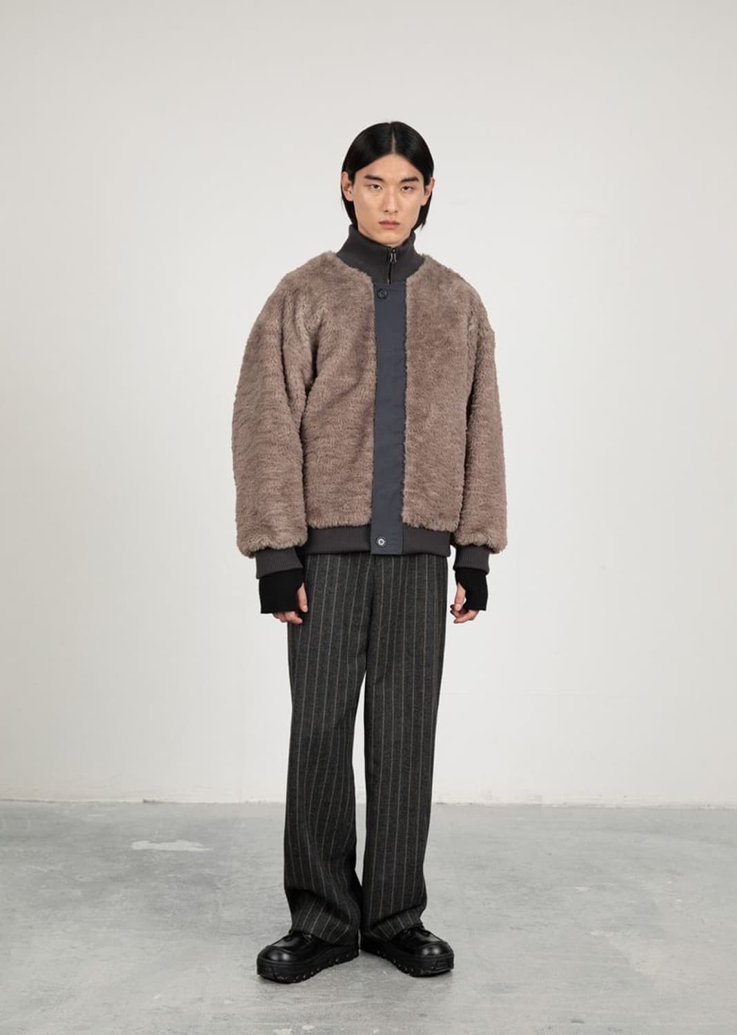 아모멘토 리버서블 블루종 자켓 상품이미지5