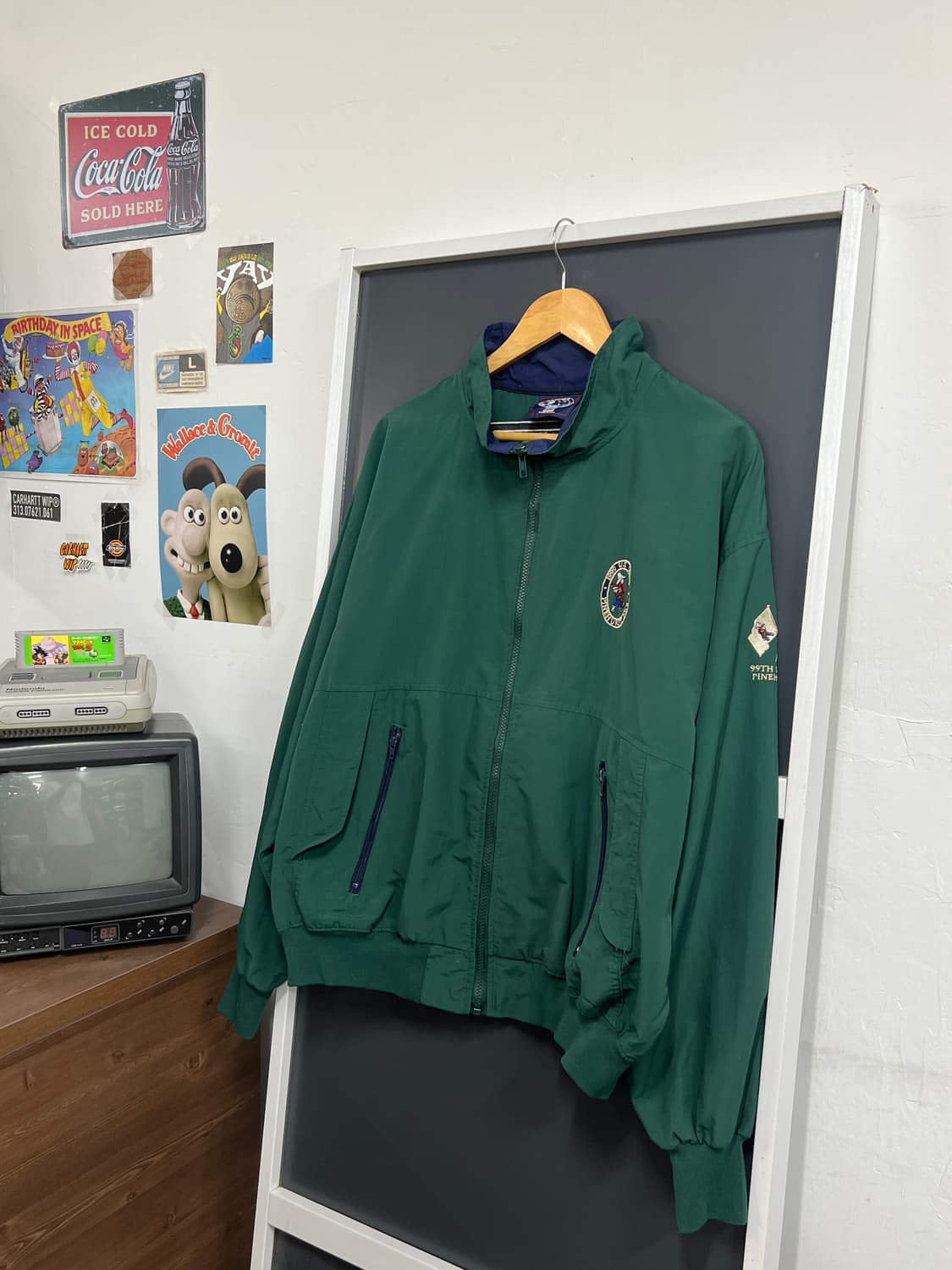 American Vintage USA 스타벅스 패치 바람막이 상품이미지1