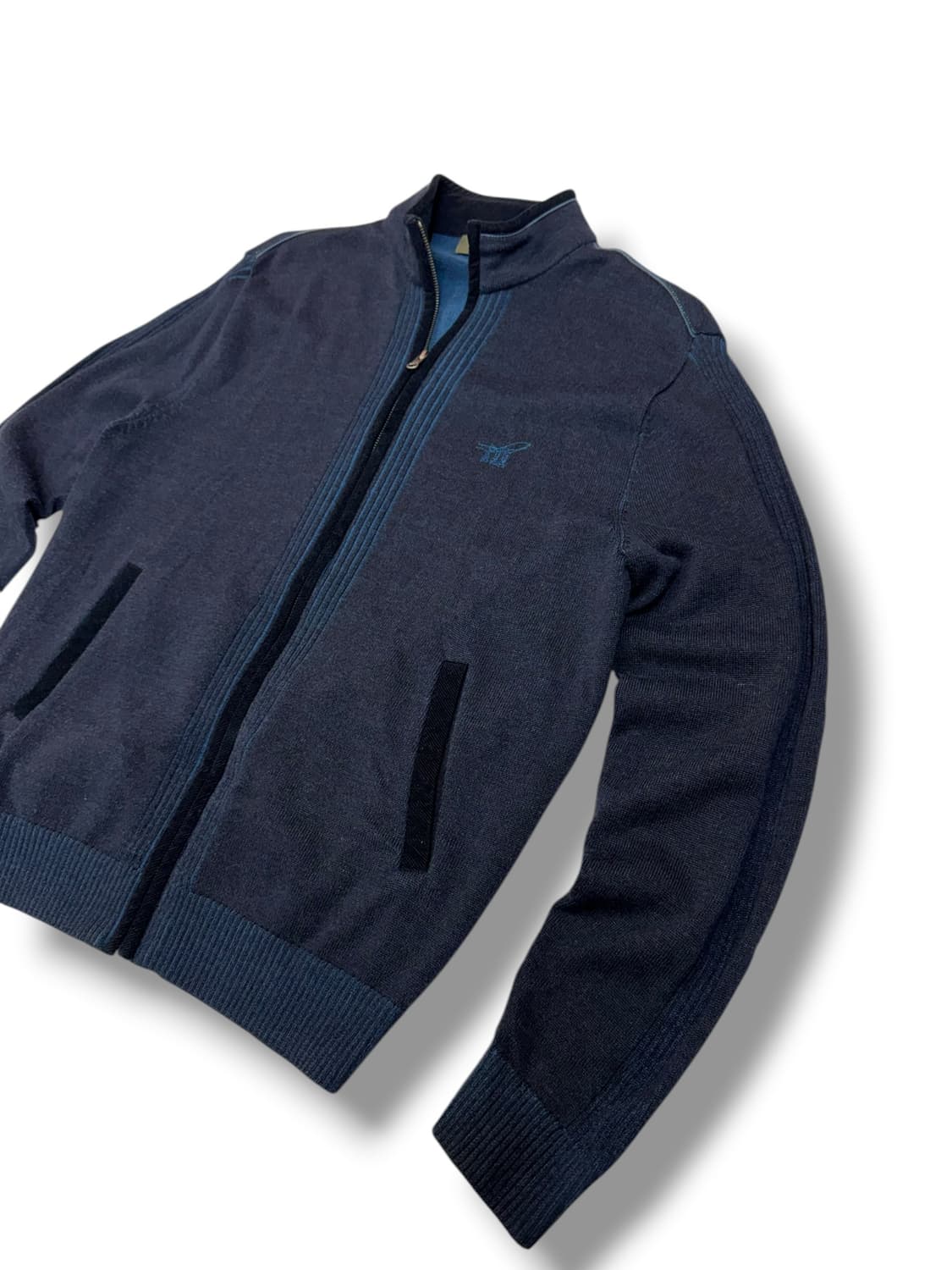 헨리코튼 스티치 디테일 니트 집업 (L)  상품이미지3