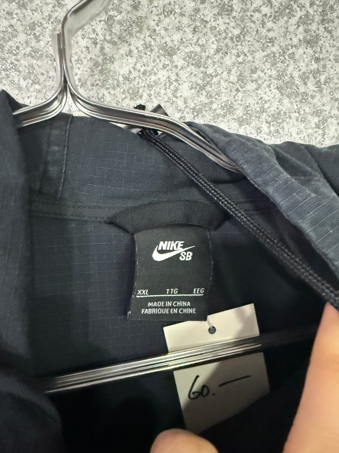 나이키 SB 하프집업 아노락 자켓 블랙 B4703 상품이미지5